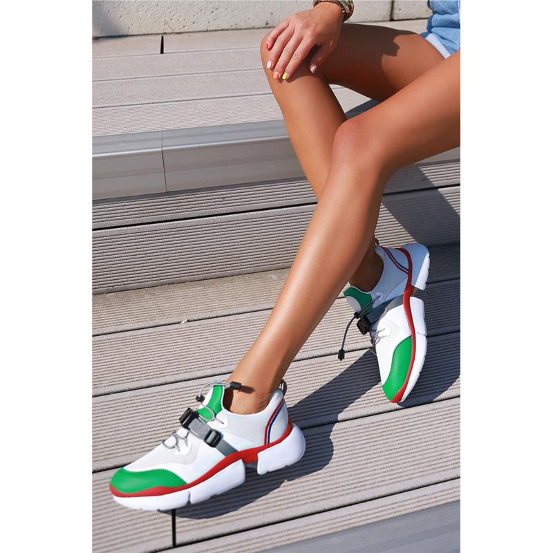 γυναικεία αθλητικά παπούτσια AZRA GREEN - 1