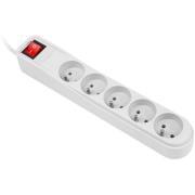 EXTREME MEDIA NSP-0799 SP5 SURGE PROTECTOR 1.5M GREY ΜΕ ΔΙΑΚΟΠΤΗ