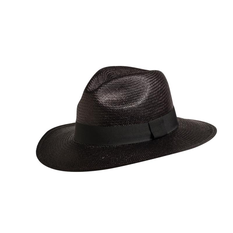 Eloy Panama Hat | Κarfil Hats® Μαύρο