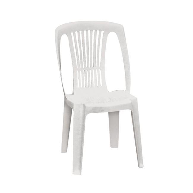Καρέκλα "STELLA" πλαστική σε λευκό χρώμα 46x53x86