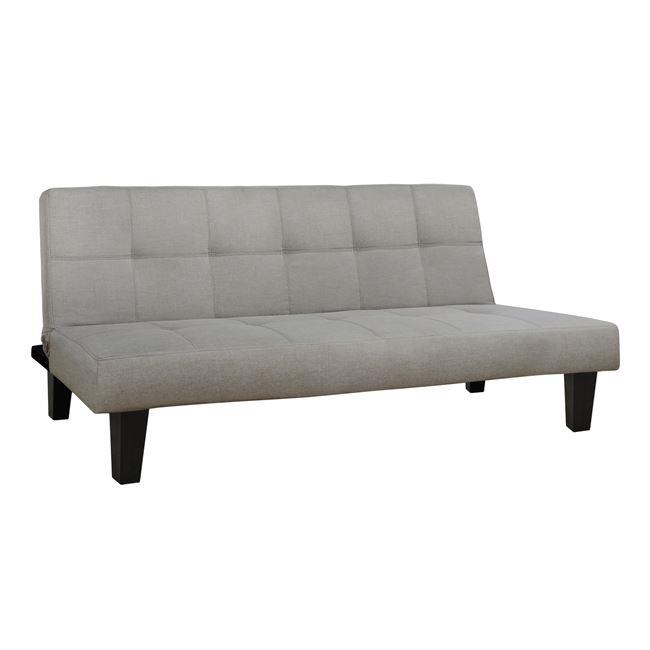 Καναπές κρεβάτι από ύφασμα σε χρώμα μπεζ 180x82,5x78