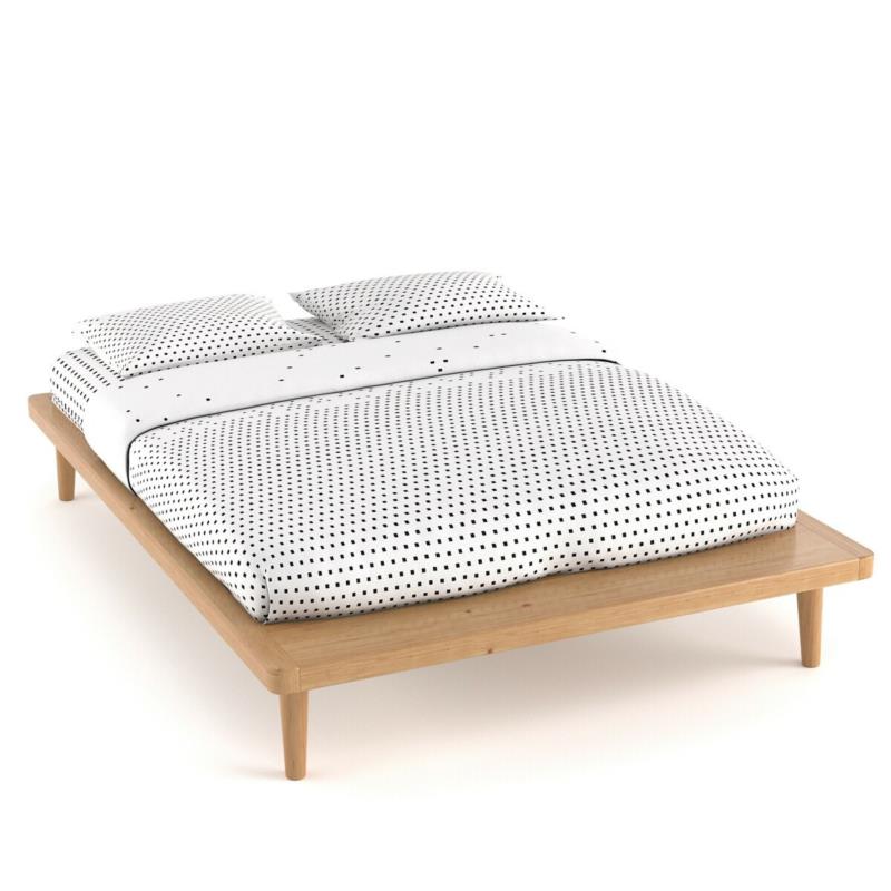 Κρεβάτι από μασίφ ξύλο πεύκου + τάβλες