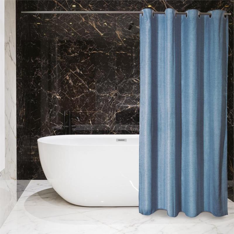 Κουρτίνα Μπάνιου 200x180εκ. Essential 2582 Polo Club (Ύφασμα: Polyester, Χρώμα: Μπλε) - Greenwich Polo Club - 220120002582