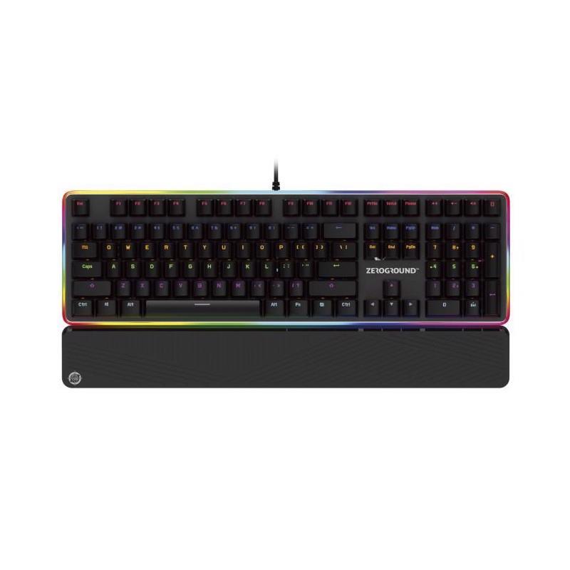 Zeroground Mechanical RGB Keyboard KB-2800G SATOMI, Black