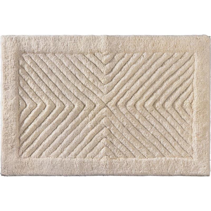 Ταπέτο Μπάνιου Βαμβακερό Mozaik Natural 55x85εκ. Guy Laroche (Ύφασμα: Βαμβάκι 100%, Χρώμα: Natural) - Guy Laroche - 5206480516283