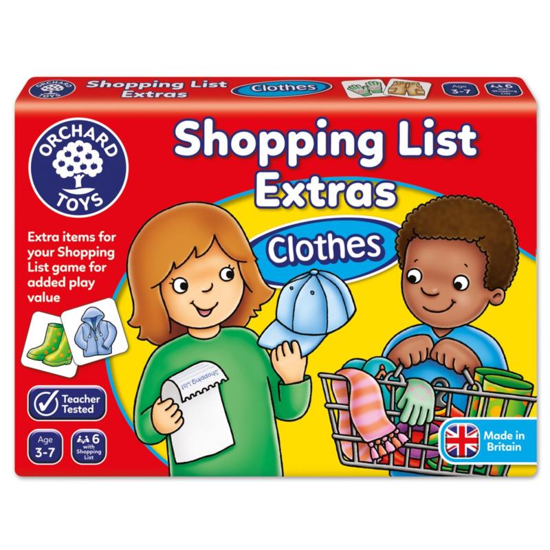 Orchard Toys "Λίστα για ψώνια- Extras Ρούχα"- (Shopping List Extras Clothes) Ηλικίες 3-7 ετών