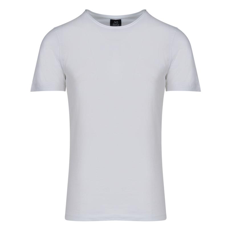 Essential T-Shirt Λευκό Round Neck (Regular Fit) 100% Cotton