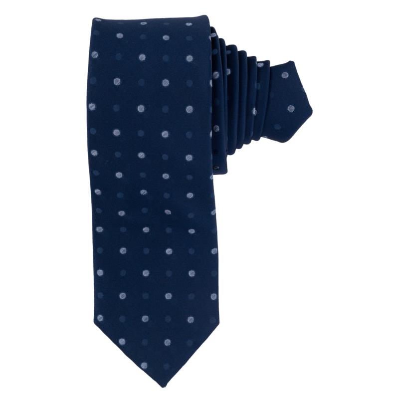 Γραβάτα Μπλε Πουά (Φάρδος 7 cm)