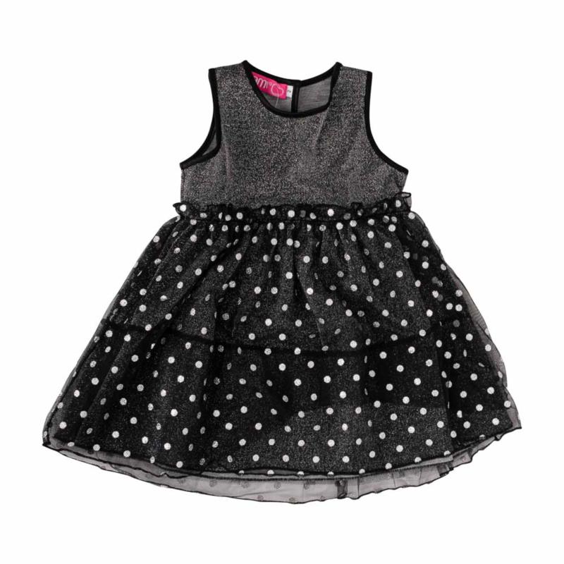Φόρεμα για κορίτσι 2-6 ετών Sam 0-13 Μαύρο