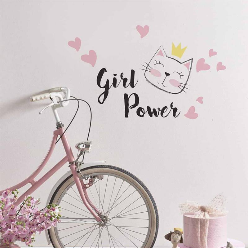 Παιδικό Αυτοκόλλητο Τοίχου Ango Girl Power 11106
