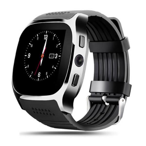 LYNWO T8 Sim Card Pedometer Fitness Tracker Smart Watch - Black