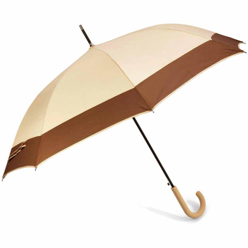 Ομπρέλα Βροχής Μπαστούνι Αυτόματη Benzi PA084 Beige/Brown
