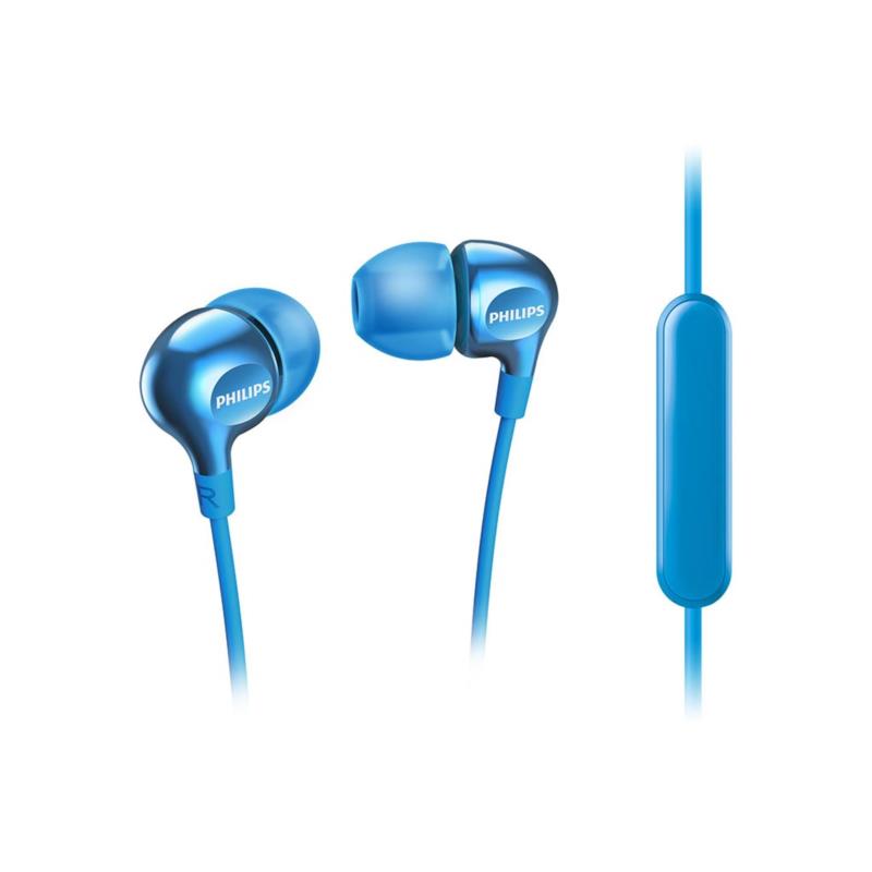 Philips Vibes Ακουστικά Handsfree Ψείρες In Ear με ενσωματωμένο μικρόφωνο σε γαλάζιο χρώμα, SHE3705LB/00 - Philips