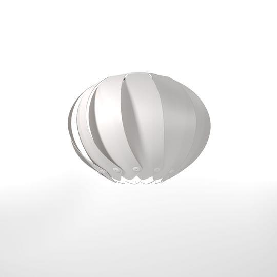 Φωτιστικό "PALMA" μονόφωτο σε χρώμα λευκό 30x30x102