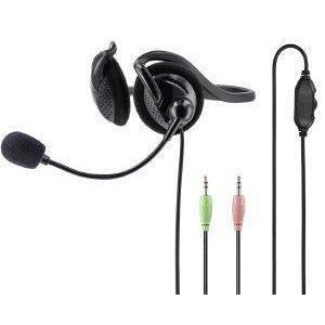 HAMA 139920 NHS-P100 PC OFFICE HEADSET WITH NECKBAND, STEREO, BLACK