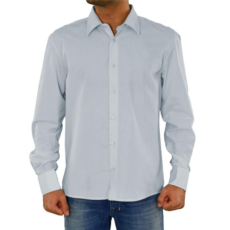 Ανδρικό πουκάμισο Gabbiano γαλάζιο χιλιόριγο 8267
