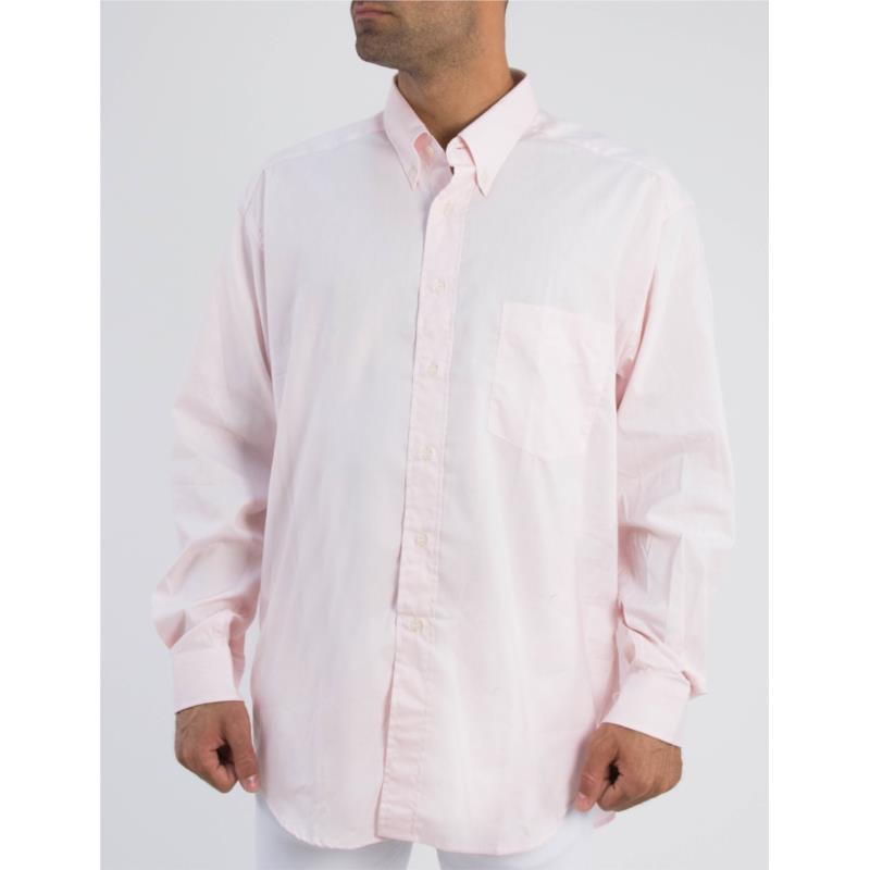 Ανδρικό ροζ πουκάμισο μονόχρωμο STK1013