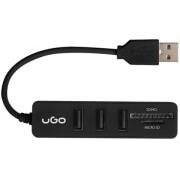UGO UHU-1551 MAIPO HU200 3-PORT HUB USB 2.0 + CARD READER SD/MICRO SD