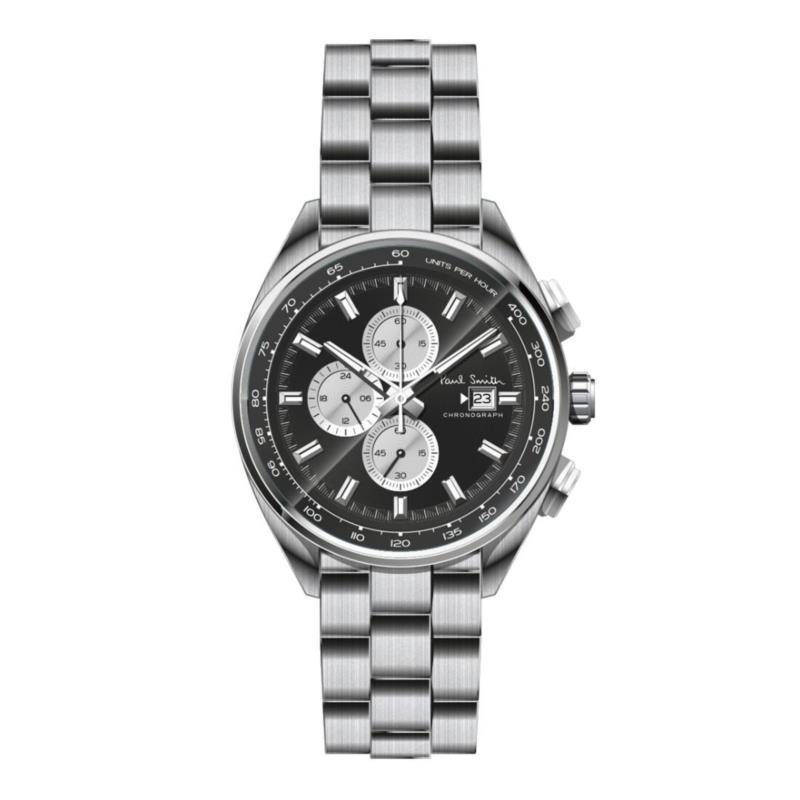 PAUL SMITH Chronograph - PS0110014, Silver case with Stainless Steel Bracelet