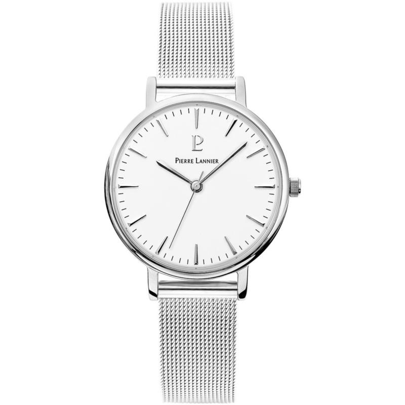 PIERRE LANNIER Ladies - 089J618, Silver case with Stainless Steel Bracelet