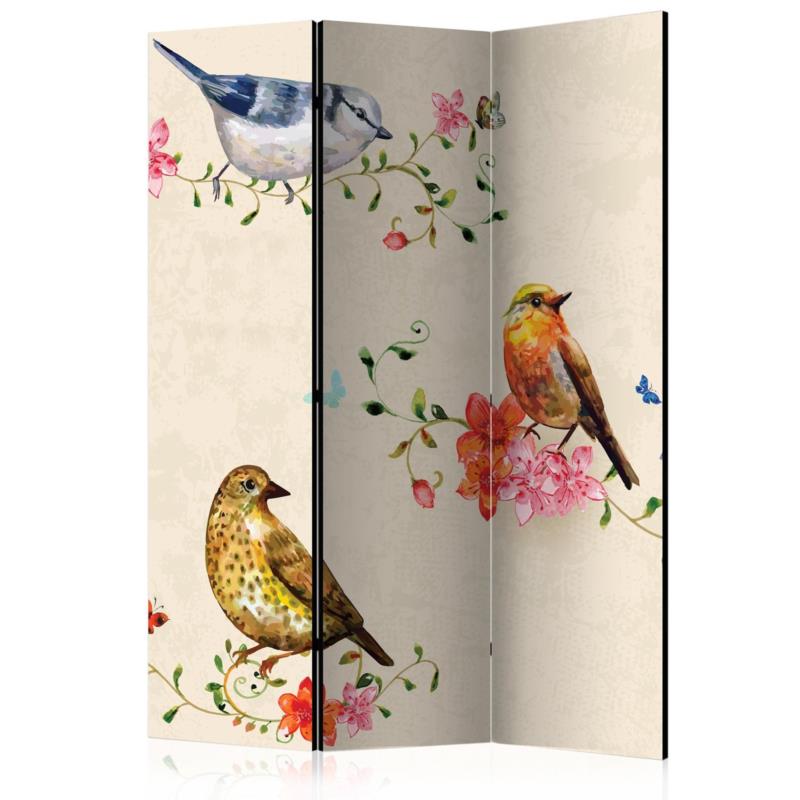 Διαχωριστικό με 3 τμήματα - Bird Song [Room Dividers] 135x172