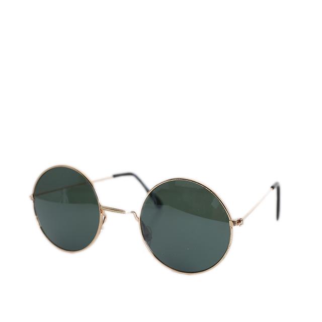 Στρόγγυλα γυαλιά ηλίου με μεταλλικό σκελετό (Πράσινο)