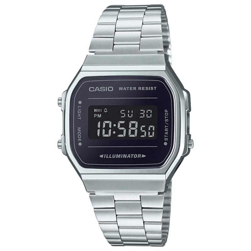 CASIO Collection Stainless Steel Bracelet A-168WEM-1EF