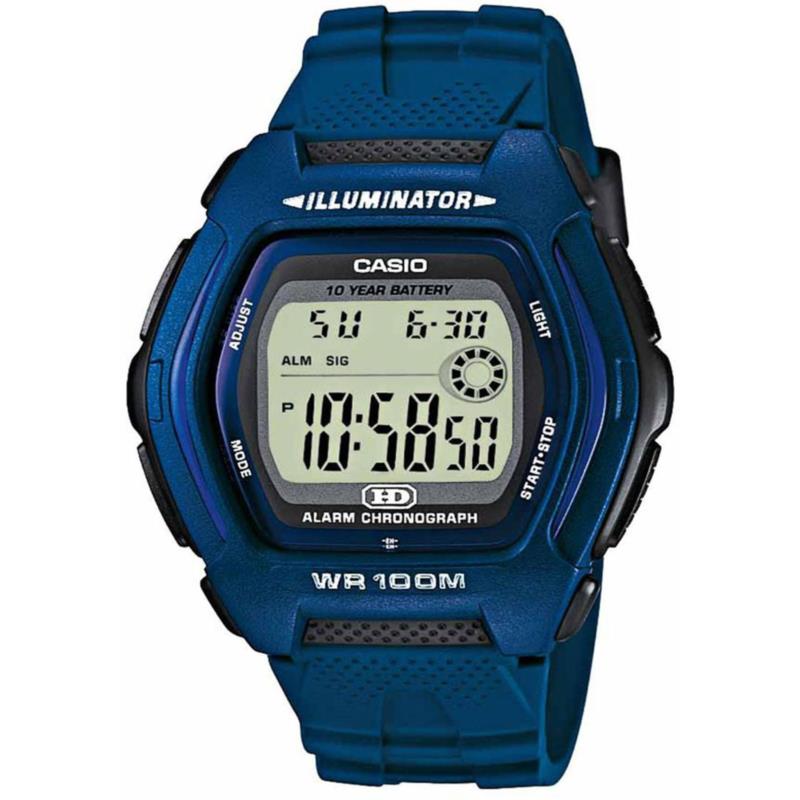 CASIO Collection Blue Rubber Strap HDD-600C-2AVES