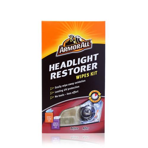 Armorall Headlight Restorer wipes kit-σετ πανακια ξεθαμπωματος φαναριων 185140100