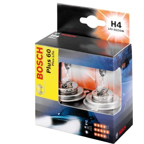 Σετ λαμπτήρων Bosch H4 Plus 60 για 60% περισσότερο φωτισμό