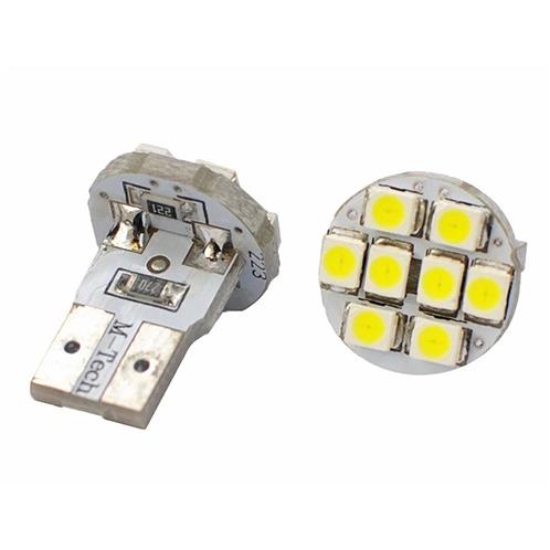 Mtech Platinum T10 W5W Canbus 8SMD LED Bright White