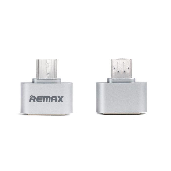 Remax RA-OTG Gold microUSB USB Host OTG Adapter Ασημί
