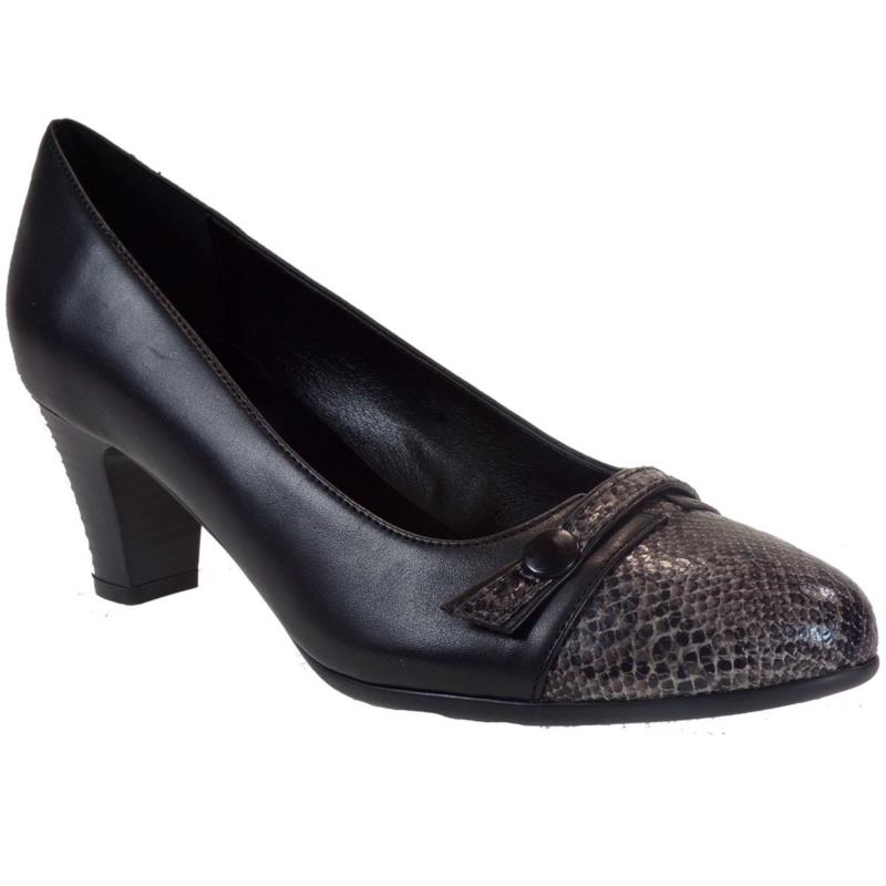 Katia Shoes (Anneto) Γυναικεία Παπούτσια Γόβες Κ53-5096 Μαύρο Φίδι
