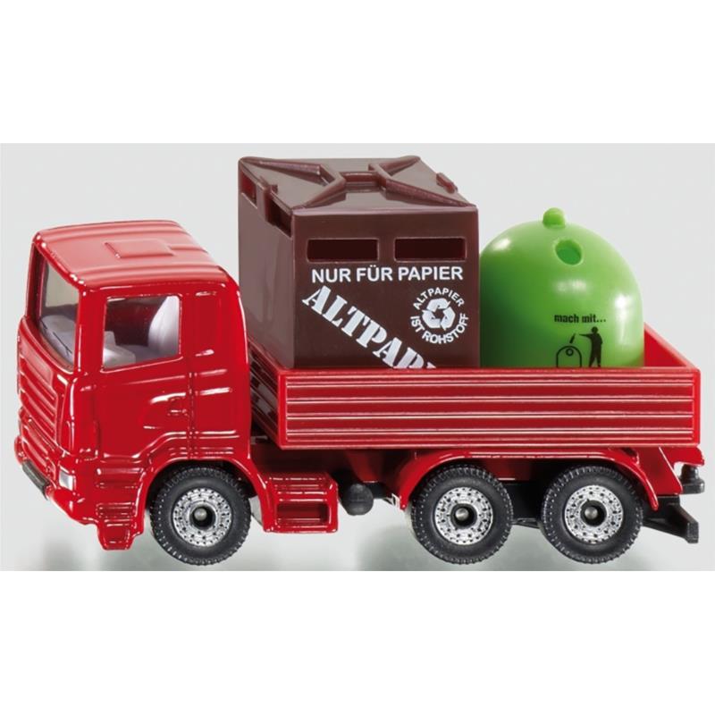 Siku Αυτοκινητακι Φορτηγο Ανακυκλωσης Κοκκινο - SI000828