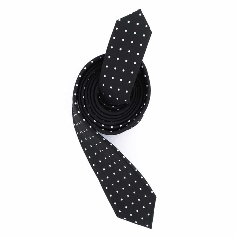 Γραβάτα Μαύρο Πουά (Φάρδος 5 cm)