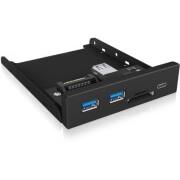 RAIDSONIC IB-HUB1417-I3 3.5'' FRONTPANEL WITH USB 3.0 TYPE-C AND TYPE-A HUB WITH CARD READER