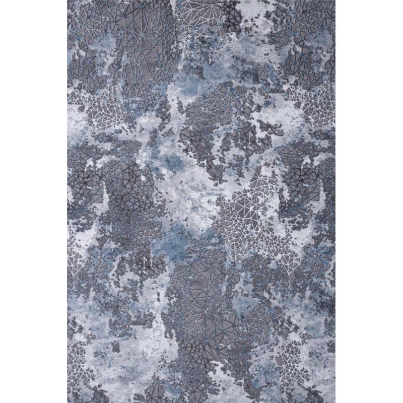 Χαλί μοντέρνο αφηρημένο γκρι μπλε Ostia 7015/953 - 2,00x2,50 Colore Colori