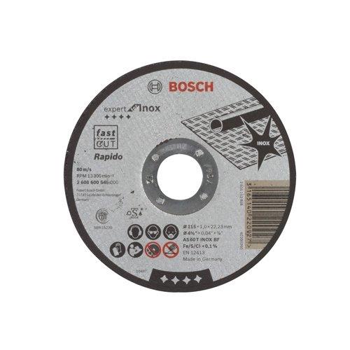 Δίσκος Κοπής Inox Bosch 2608600545 115x1.0mm
