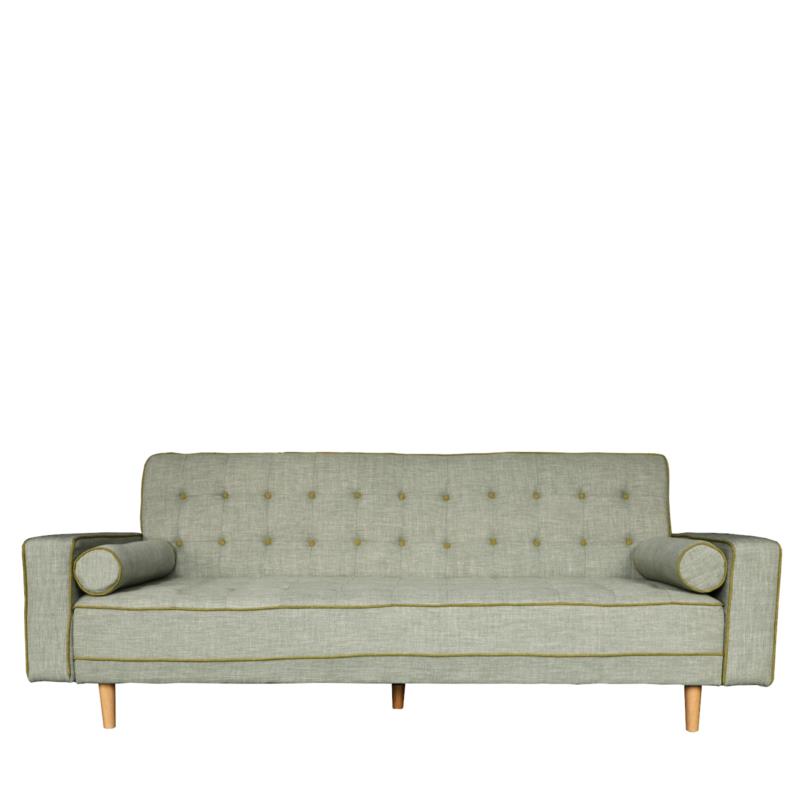 Καναπές Κρεβάτι Τριθέσιος GORDANA Πράσινο 222x86x85cm