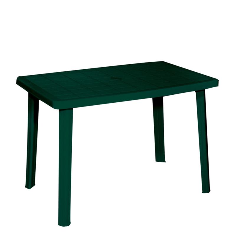 Τραπέζι Πλαστικό Ορθογώνιο Πράσινο 68x105x70cm