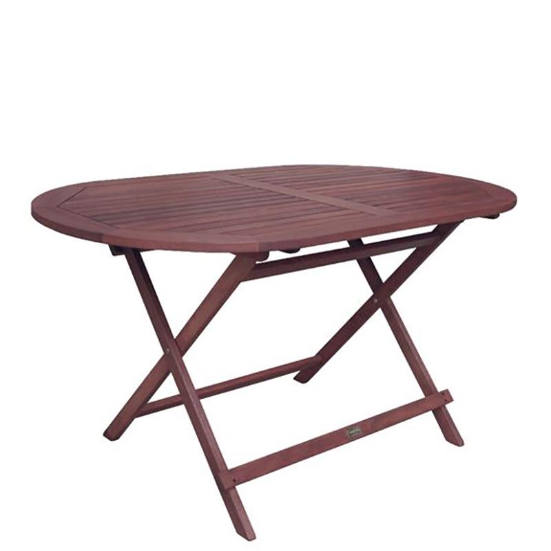 Τραπέζι Κήπου Πτυσσόμενο EASY Οβάλ Ξύλινο Acacia 120x70cm