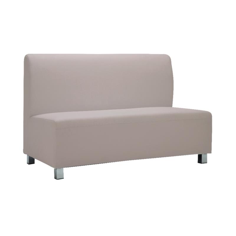 Καναπές Διθέσιος BANDY PU Γκρι 130x71x88cm