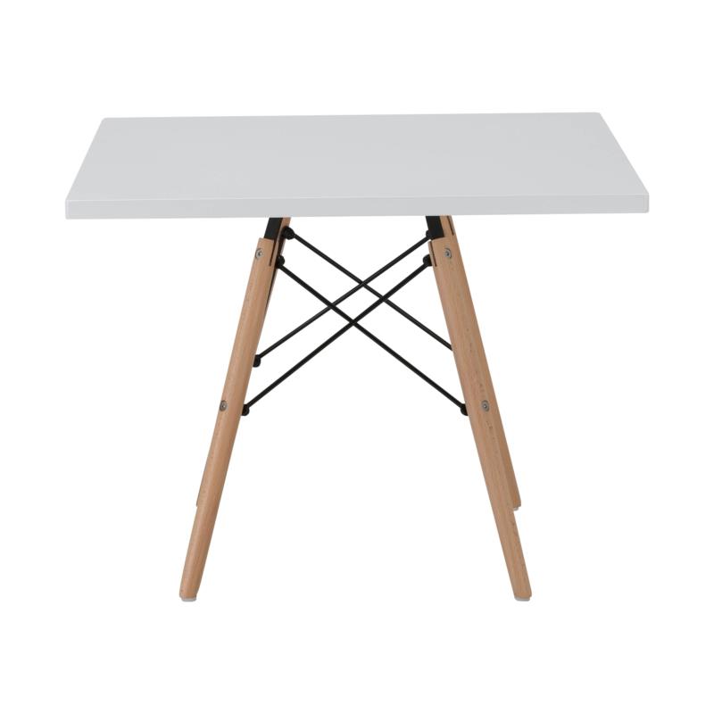 Τραπέζι ART Wood Kid 60x60/H49cm Λευκό