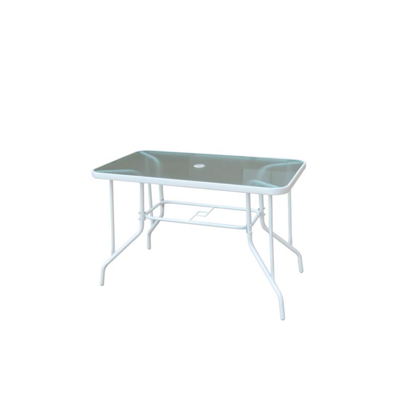 Τραπέζι BALENO Άσπρο Μέταλλο 110x60cm