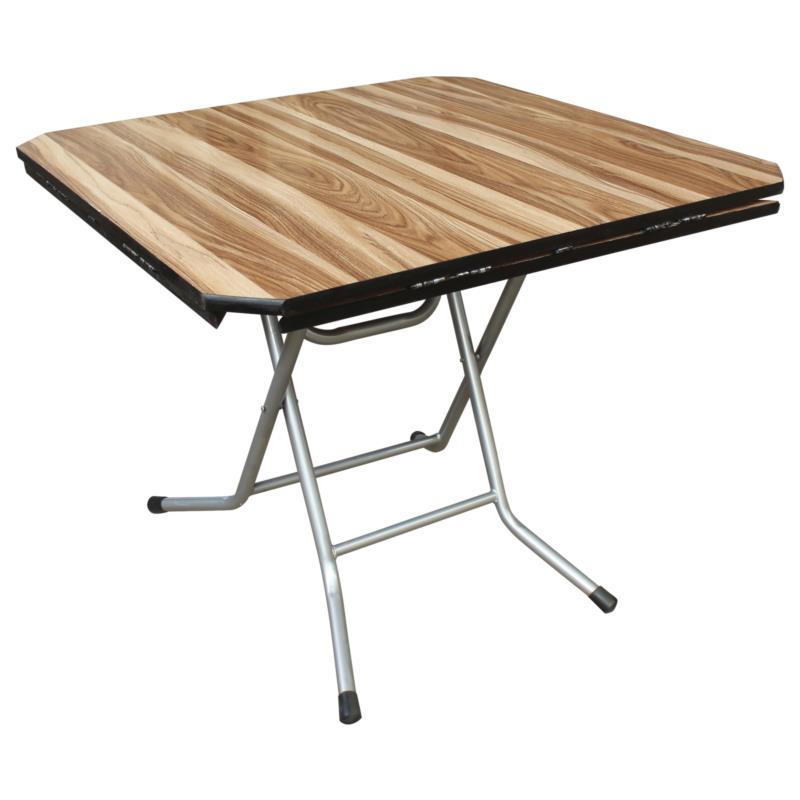Τραπέζι TOPAL Πτυσσόμενο Γκρι/Deco Ξύλο 80x80cmφ106cm