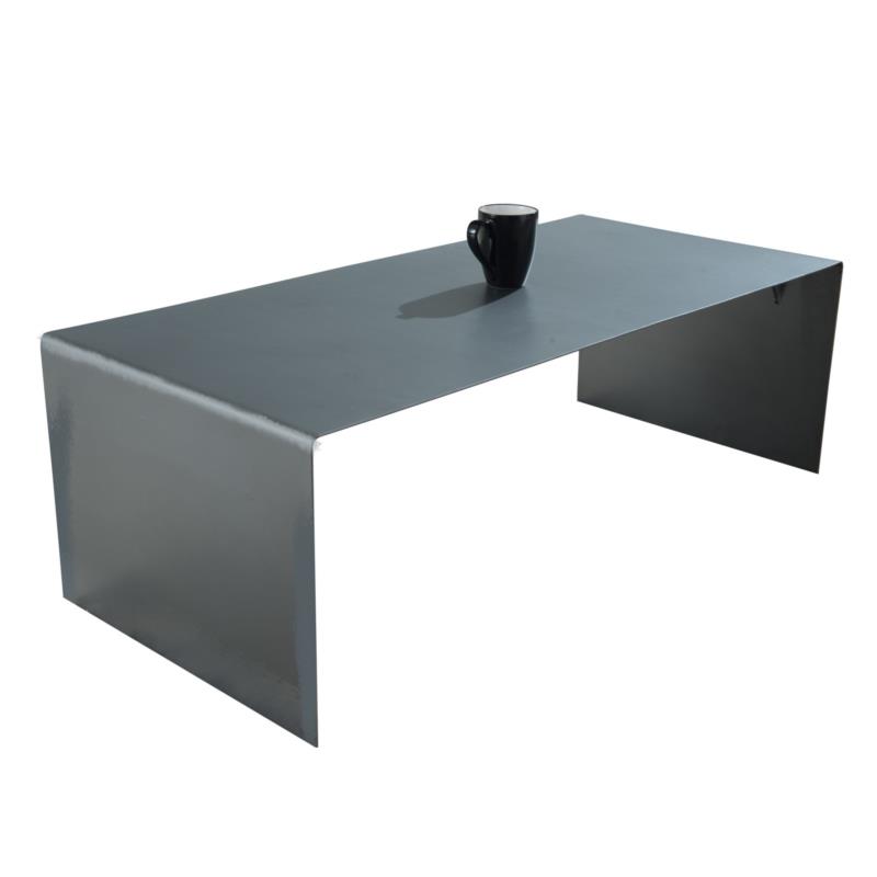 Τραπέζι Σαλονιού Antique/Black Μέταλλο 100x45x35cm