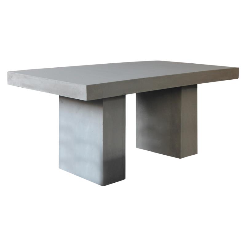 Τραπέζι CONCRETE Grey Τσιμέντο 160x90cm