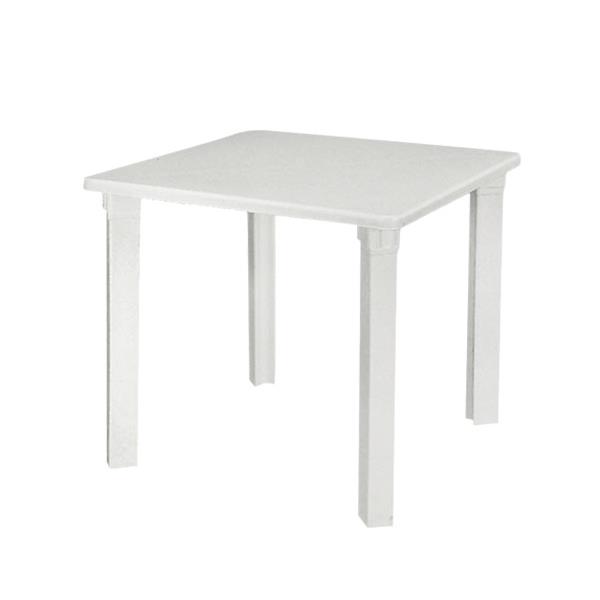 Τραπέζι NETTUNO PP Άσπρο 80x80x72cm