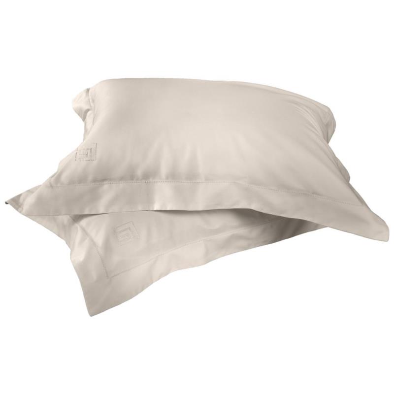 Ζεύγος Μαξιλαροθήκες Βαμβακοσατέν Oxford 52x72εκ. Silky Natural Guy Laroche (Ύφασμα: Βαμβακοσατέν, Χρώμα: Natural) - Guy Laroche - 5206480498121