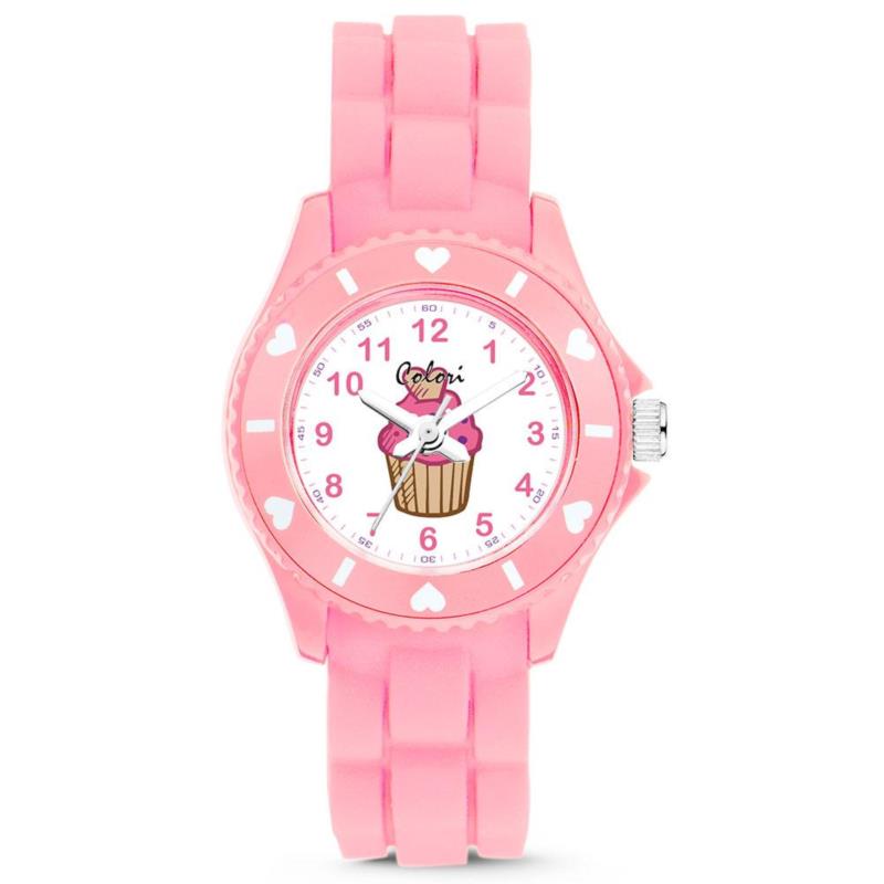 COLORI Kids - CLK119 Pink case with Pink Rubber Strap